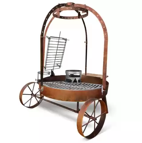 Asador VESTA + Jaula 120 cm
