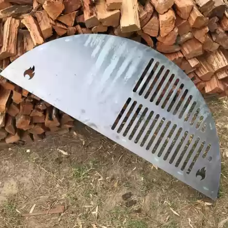 media parrilla plancha para asador aire de campo