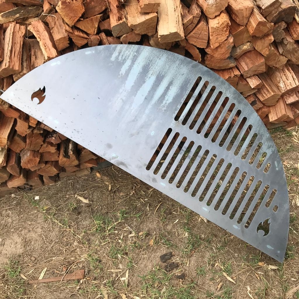 media parrilla plancha para asador aire de campo